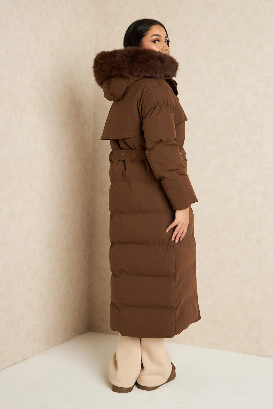 Elise puffer Brown